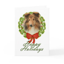 Sheltie Holiday #3 Card
