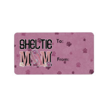 Sheltie MOM Personalized Address Label