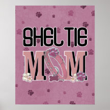 Sheltie MOM Print