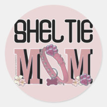 Sheltie MOM Stickers