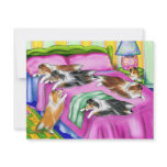 Sheltie Pink Comfort Personalized Invite
