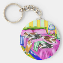 Sheltie Pink Comfort keychains
