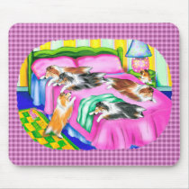 Sheltie Pink Comfort mousepads