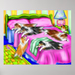 Sheltie Pink Comfort Poster