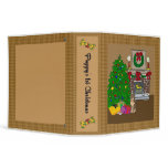 Sheltie Puppy's 1st Christmas Scrapbook Vinyl Binders