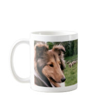 Sheltie & Sheep Mug mugs