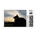 Sheltie silhouette on a stamp by showdogs Sheltie silhouette on a stamp