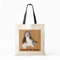 Sheltie Tote Bag by normagolden Sheltie Tote Bag