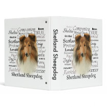 Sheltie Traits Binder by SimplyShelties Sheltie Traits Binder
