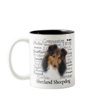 Sheltie Traits Mug mugs
