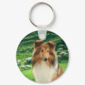 Shelties Lead #2 Keychain by SimplyShelties Shelties Lead #2 Keychain