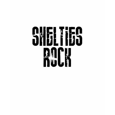 Shelties Rock Tee Shirts by dustin1175