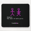 Shemale...The Best of Both Girls mousepads