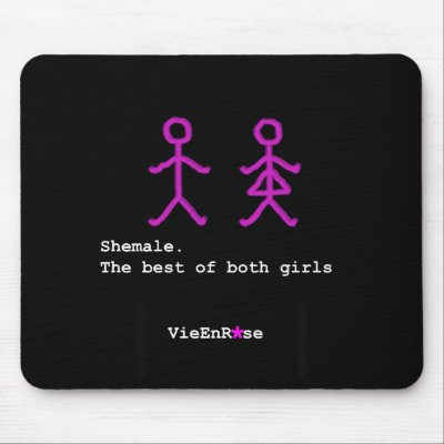 Shemale...The Best of Both Girls Mouse Mat by Lust_in_Translation