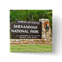 Shenandoah National Park North Entrance Sign Buttons