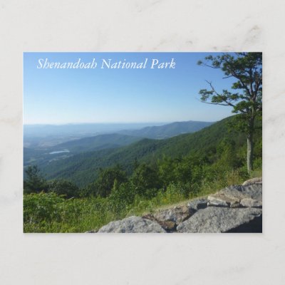 Shenandoah National Park Post Cards