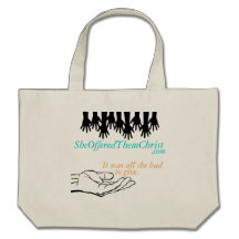 SheOfferedThemChrist Tote Bag
