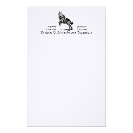 Dog Writing Paper
