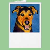 Shepherd Mix Card - "Caesar" cards