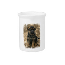 Shepherd Puppy Pitcher