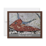 Shepherd With Bovine  By Maler Der Grabkammer Des Custom Invitations