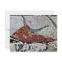 Shepherd With Bovine  By Maler Der Grabkammer Des Personalized Invite