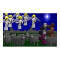 Shepherds and Angels posters by cy_borg5 Shepherds and Angels posters