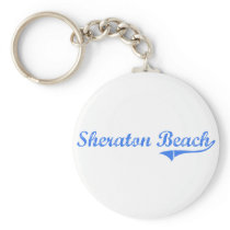 Sheraton Beach Hawaii Classic Design Keychains