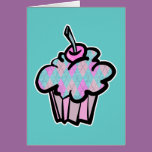 sherbert argyle pattern cupcake