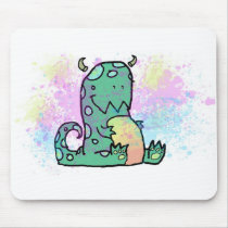 Sherbet Monster mousepads