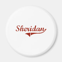 Sheridan Indiana Classic Design Magnets