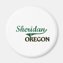 Sheridan Oregon Classic Design Fridge Magnets