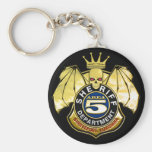 Sheriff Area 5 Badge Keychains