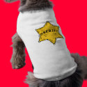 Sheriff Badge pet clothing by cuteforkids Sheriff Badge pet clothing