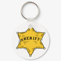 Sheriff Badge keychains by cuteforkids Sheriff Badge keychains