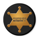 Sheriff Badge - magnet by twilight_cat Sheriff Badge - magnet