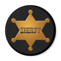 Sheriff Badge - magnet by twilight_cat Sheriff Badge - magnet