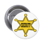 Sheriff  Badge Pinback Button