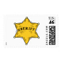 Sheriff Badge postage