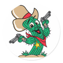 Sheriff Cactus stickers