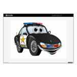 Sheriff Car Cartoon 2 BWS 15" Laptop Skin