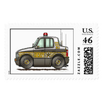 Sheriff Car Law Enforcement Stamps by art1st Sheriff Car Law Enforcement Stamps