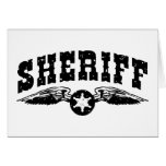 Sheriff Greeting Card