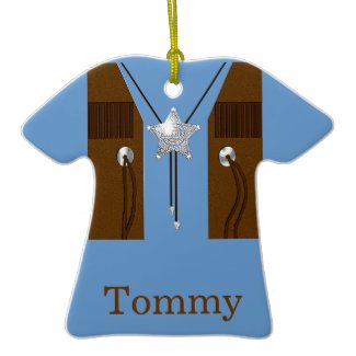 Sheriff ornament ornament