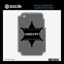 Sheriff Star - Black & White skins