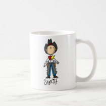 Sheriff Stick Figure Mug