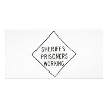 Sheriff's Prisoner photo cards