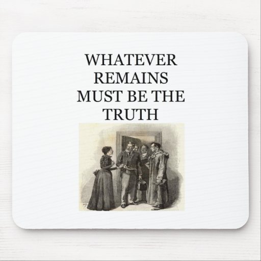 sherlock holmes mouse pads