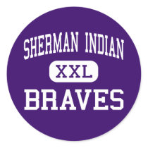 Sherman Indian - Braves - High - Riverside stickers by customteamsportswear Sherman Indian - Braves - High - Riverside stickers