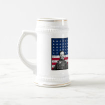 Sherman, Lincoln, and Grant with Black Border Coffee Mug